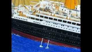 model Titanic sinking [upl. by Otrebor]