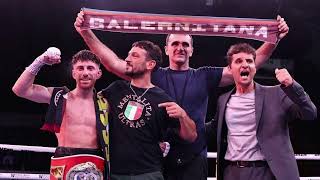 Pugilato Il salernitano Francesco De Rosa è il nuovo campione europeo IBF dei supergallo [upl. by Sokil]