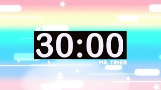 30 Minute Countdown Timer with Music for Kids [upl. by Godfrey691]