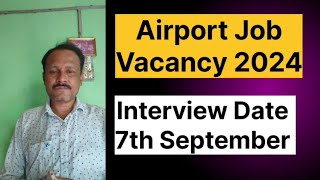 Airport job vacancy 2024  News  Kolkata doctor News  Bangla News  jobsearchkolkata [upl. by Aiynot828]