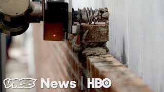 This Bricklaying Robot Can Build Walls Faster Than Humans HBO [upl. by Ybsorc]