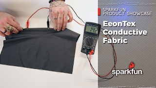 EeonTex Conductive Fabrics from SparkFun [upl. by Noved]