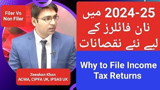 Why to get Active Filer Status in Pakistan  Active Filer FBR  Penalties for non Filers  FBR ITR [upl. by Alvin]