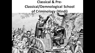 Preclassical and classical theories of crime in Hindi [upl. by Aura]