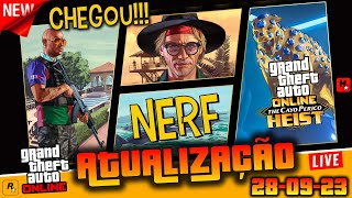 GTA Online Atualização 28092023 Cayo Perico Nerf  2X [upl. by Serle]