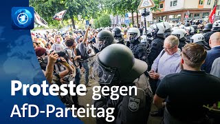 Proteste gegen AfDParteitag in Essen [upl. by Paulsen]