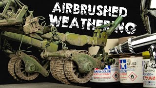 Lets Try PreWeathering With An Airbrush 135 BMR3M From Meng [upl. by Caro]