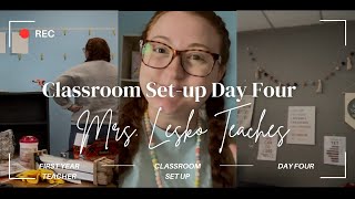 KINDERGARTEN CLASSROOM SET UP DAY 4 Set up my classroom with me [upl. by Marola]