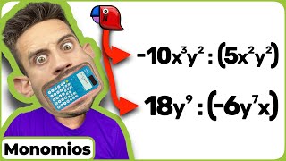 ✅ 👉¿Cómo DIVIDIR MONOMIOS con DIFERENTES GRADOS FÁCIL y RÁPIDO R56 [upl. by Irodim239]