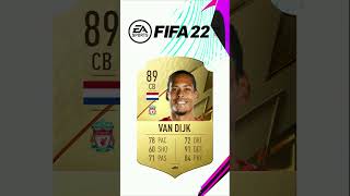 Virgil van Dijk FIFA Evolutino  FIFA 18  FC 24  fifa fifamobile football shors [upl. by Bello]