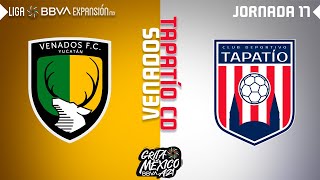 Resumen  Venados FC 3  0 Tapatío  Jornada 17 – Grita México A21  Liga BBVA Expansión MX [upl. by Anum]