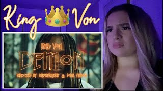 King Von  Demon Official Video REACTION [upl. by Ybbil354]