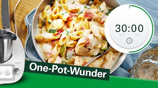 Ruckzuck One Pot Hähnchen Pasta Rezept in 30 Minuten kochen [upl. by Ploss]