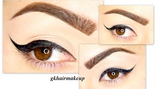 Eyeliner Liquid und Gel English  gkhairmakeup [upl. by Fabiolas]