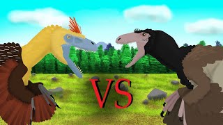 Utahraptor vs Dakotaraptor  Pivot Animation Battle [upl. by Akamaozu]