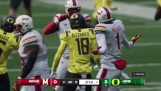 Maryland Terrapins 53 vs 13 Oregon Ducks 63  November 9 2024 [upl. by Gordie]