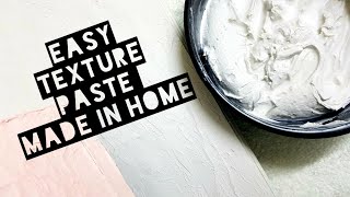 How to make texture paste at homemodeling paste at home6 methods of makingDIY texture paste [upl. by Yhtac]