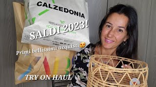 A TUTTO SALDO❤️‍🔥 Zara Calzedonia Maisonsdumonde Try on haul dei miei primi acquisti [upl. by Anella596]