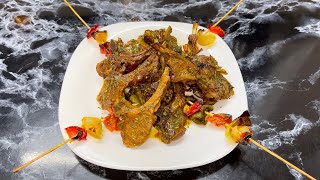 Oven Baked Lamb Chops  وصفة ريش ‏الغنم [upl. by Woodley]