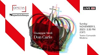 Giuseppe Verdi DON CARLO  OPERA LIVE STREAMING [upl. by Ganley]