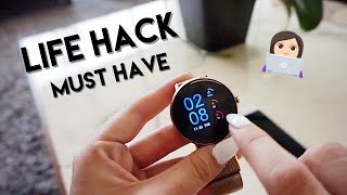 Life Hack  Affordable Smartwatch  Apple Watch Dupe  iTouch Wearables [upl. by Magdalen]