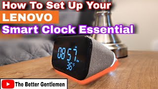 Lenovo Smart Clock Essential with Alexa handson first look [upl. by Soph]