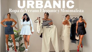 ROPA elegante y minimalista 🤍 para VERANO 2024☀️ URBANIC HAUL  Actualizando mi closet ✅ [upl. by Heise619]