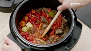 MultiCooker MC6MBK by Gorenje • Culinary Guide • Beef Goulash [upl. by Wrennie]