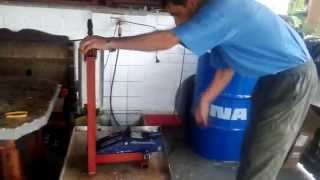 Homemade briquette press [upl. by Edette]