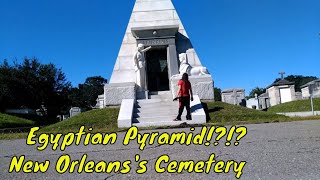 Metairie Cemetery in New Orleans Found Egyptian Pyramid [upl. by Annabela]