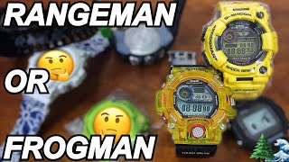 CASIO GSHOCK MUDMASTER GWG1000DC1A5 VS RANGEMANM GW9400DCJ1 [upl. by Janeva]