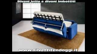 Divano letto imbottito trasformabile con materasso matrimoniale prezzo offerta [upl. by Yblehs467]