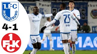 FC Magdeburg VS FC Kaiserslautern 41 Highlights  Bundesliga 20232024 [upl. by Llertnod]