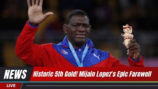 Mijain Lopezs Historic 5th Olympic Gold A Wrestling Legend Retires  Paris 2024 Olympics [upl. by Idieh]