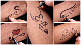 best temporary tattoo ideas for girls  simple Tattoo designs [upl. by Ynwat208]