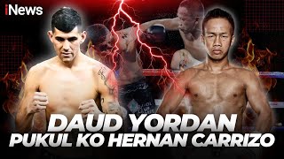 FULL Daud Yordan Pukul KO Hernan Carrizo The Boxing Senator Juara Dunia IBA [upl. by Airitac]