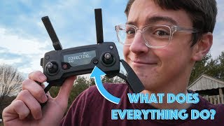 In Depth Look At How To Use a DJI Mavic Pro Controller [upl. by Eenwat]