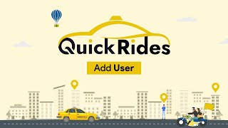 How to Add Users in a RideHailing Software  Live Demo  Quickrides  Quickworks [upl. by Demah]