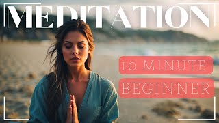 ✨ 10 Minute Beginner Meditation ✨meditation guidedmeditation meditationforbeginners bodyscan [upl. by Eusadnilem46]