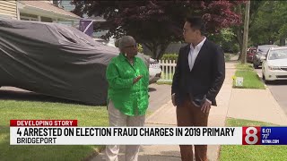 4 campaign workers charged after allegedly misusing absentee ballots in 2019 Bridgeport Democratic p [upl. by Otero]