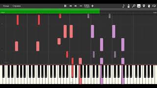 CRADLES  Sub Urban  Piano tutorialMIDI [upl. by Teryn632]