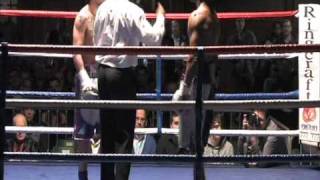 UK Professional boxing match Phil Gill Vs Jason Nesbitt [upl. by Lecram55]