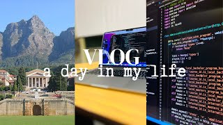 VLOG  A DAY IN A LIFE OF A UCT STUDENT  COMPUTER SCIENCE  CODING  STEM [upl. by Anileuqcaj]