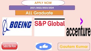 Accenture fresher Recruitment 2023  Boeing Hiring 2023  Mass Off Campus 2023  Off Campus Hiring [upl. by Ofella]