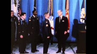 Medal of Honor Presentation by President Lyndon B Johnson 11191968 [upl. by Ellekram]