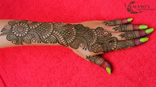 Simple amp Easy Style Arabic Mehndi Design 2021  Mamta Mehndi Design [upl. by Cattan]