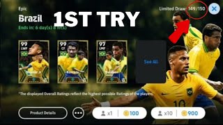 GOT BOOSTER NEYMAR ON MY 1ST TRY😱😱 efootball24 [upl. by Ater]