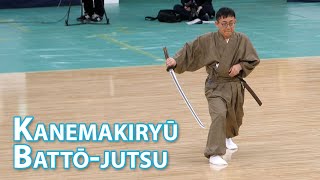 Kanemakiryū Battōjutsu 4K 60fps  46th Japanese Kobudo Demonstration [upl. by Einolem397]