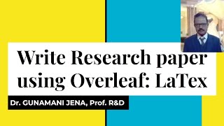 Write Research paper using Overleaf LaTex [upl. by Drue]