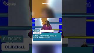 Datena sai de púlpito e avança em Marçal durante debate [upl. by Hut]